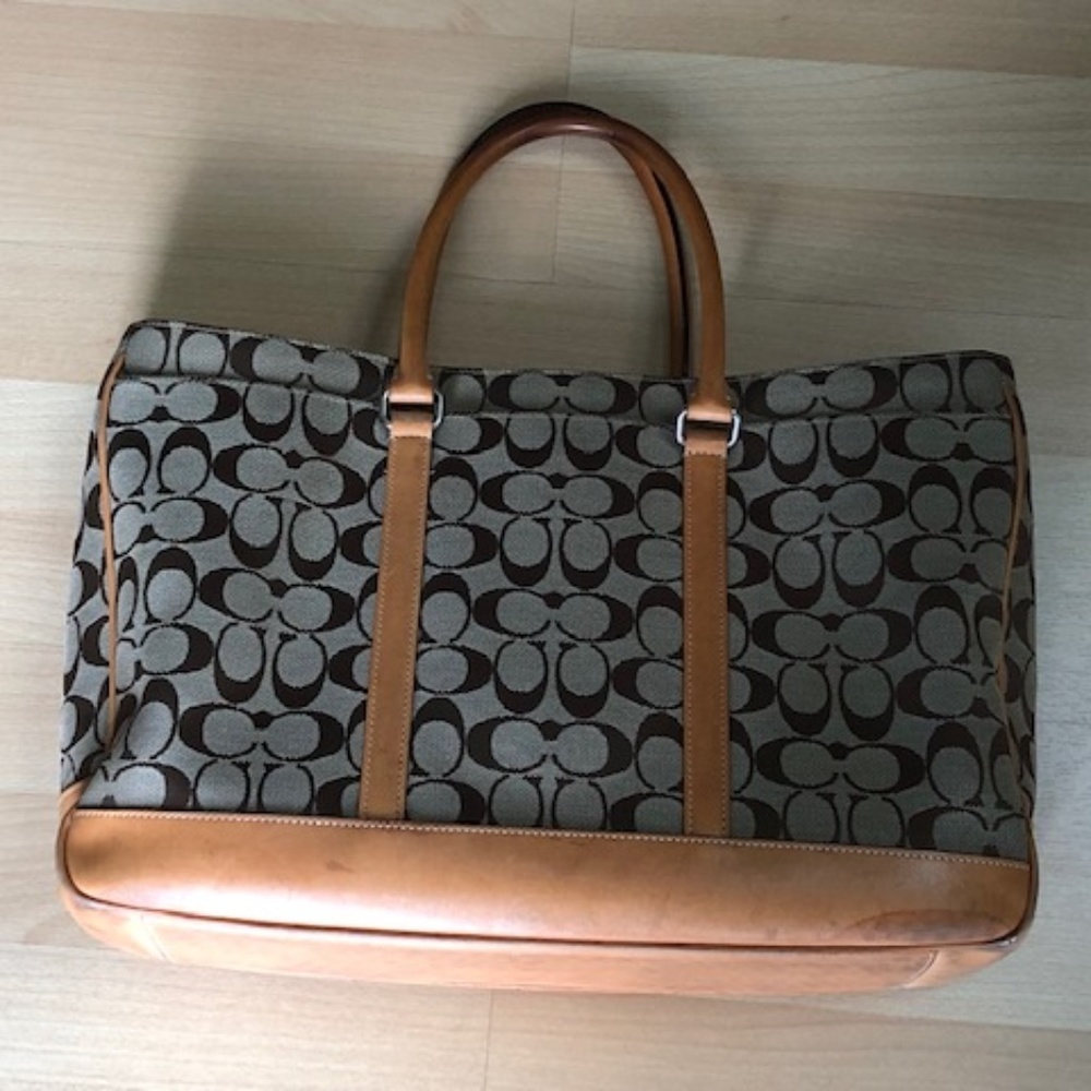 Coach Fabric Logo Tote